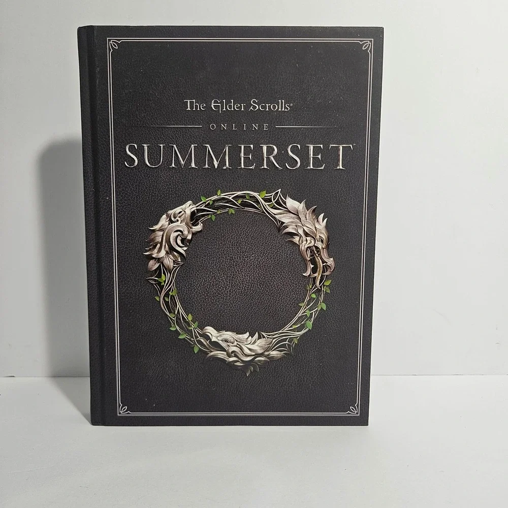 The Elder Scrolls Online Summerset Collector's Edition Guide Prima Hardcover Map
